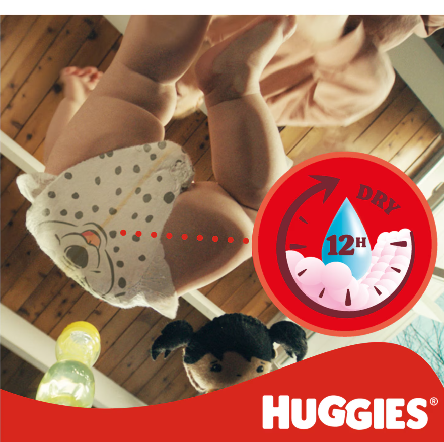 Scutece Huggies Ultra Comfort, Nr.4, 132 buc - imagine 6