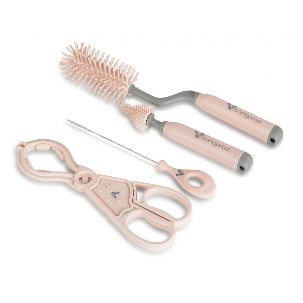 Set 4 ustensile Cangaroo Star Pink - imagine 5