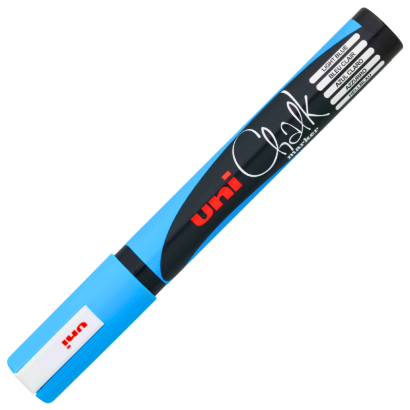 Marker Cretă Lichidă Uni Chalk, Bleu, 1.8-2.5mm