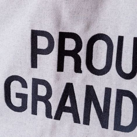 Geanta Childhome "Proud Grandma" Alb, Elegantă - imagine 4