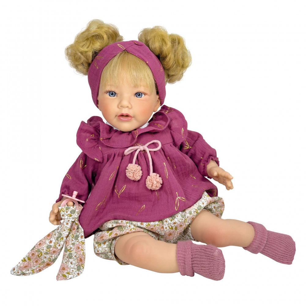 Păpușa Nines D Onil Chloe, cu sunete, 48 cm