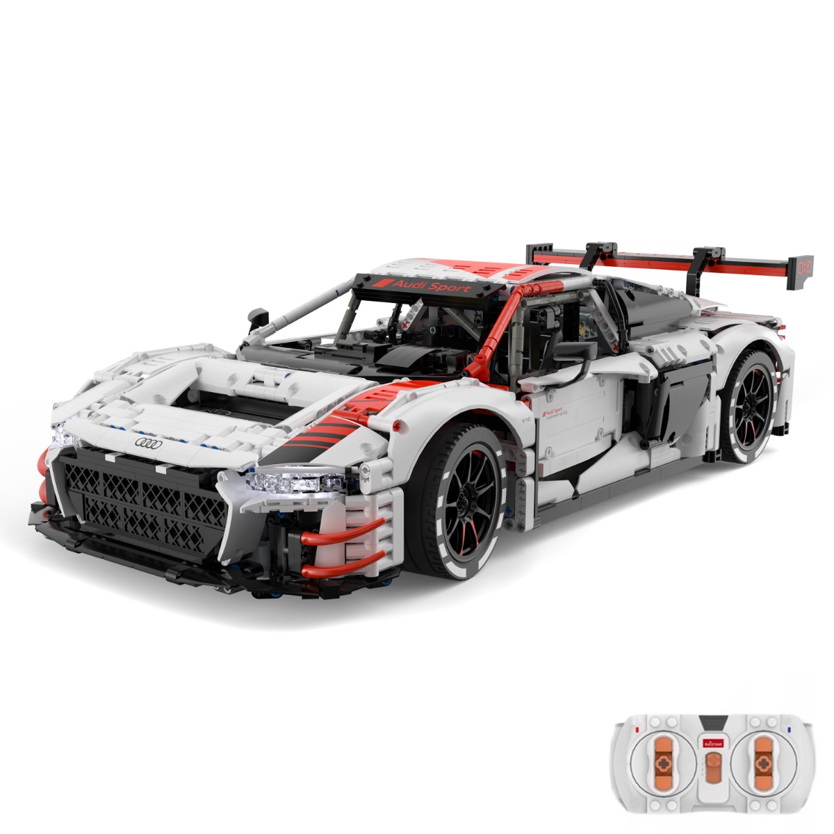 Set Rastar Audi R8 GT3 1:8 cu Telecomanda
