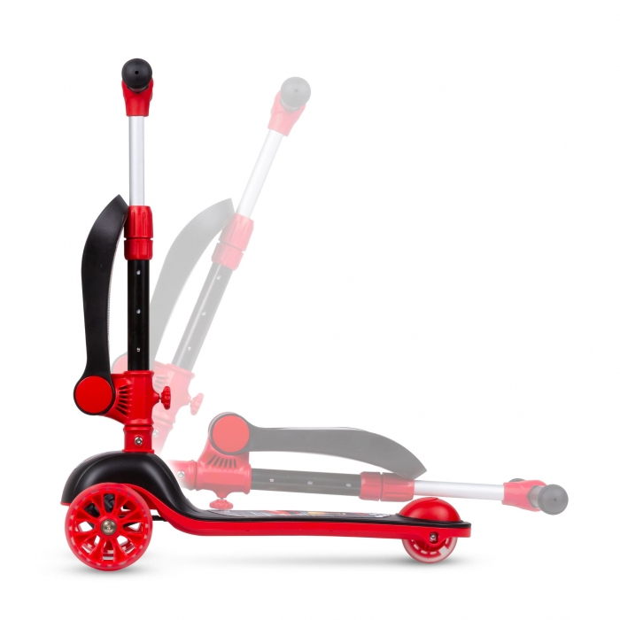 Trotineta 2 in 1 Kidwell Rimba Race cu LED - imagine 4