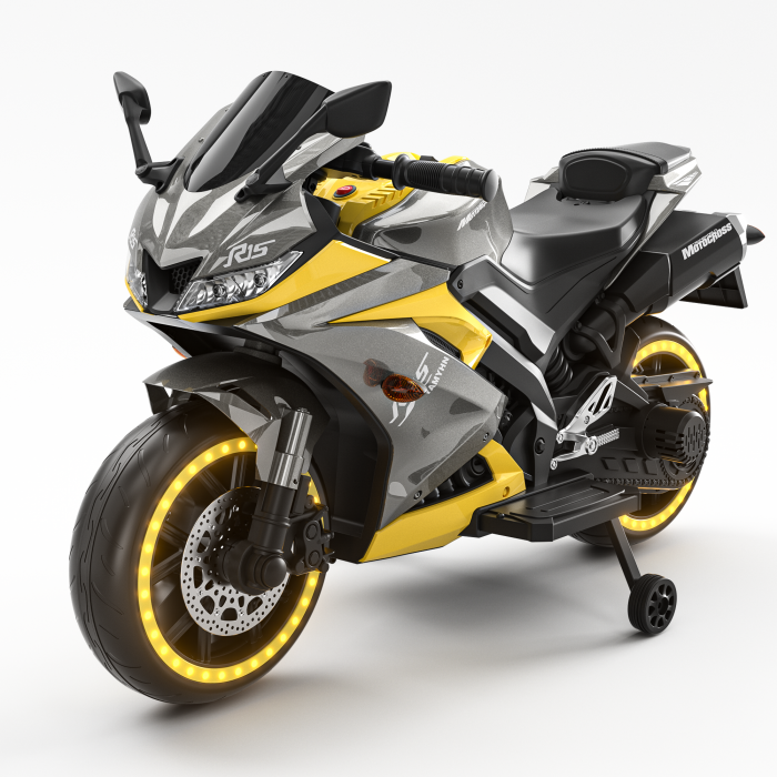 Motocicleta Electrica Hollicy TR15 Galbena, 3-9 Ani