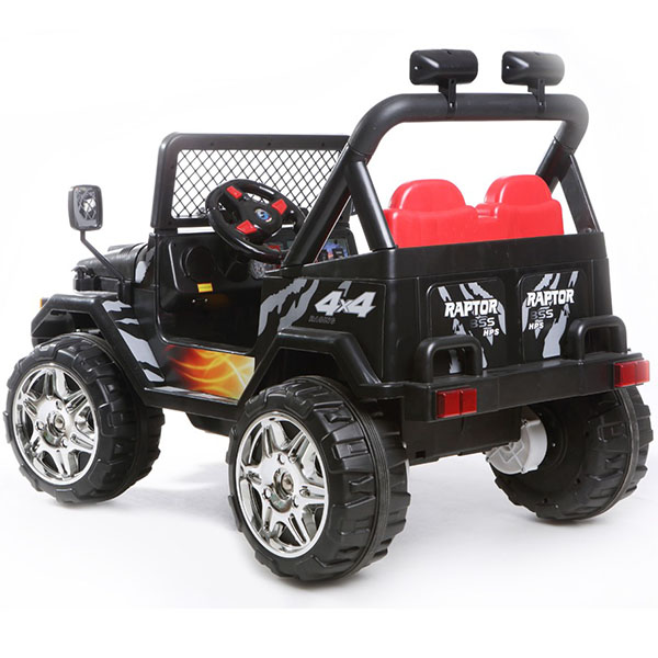 Nichiduta Jeep 4x4 Negru 2 Locuri | 90W MP3 - imagine 5