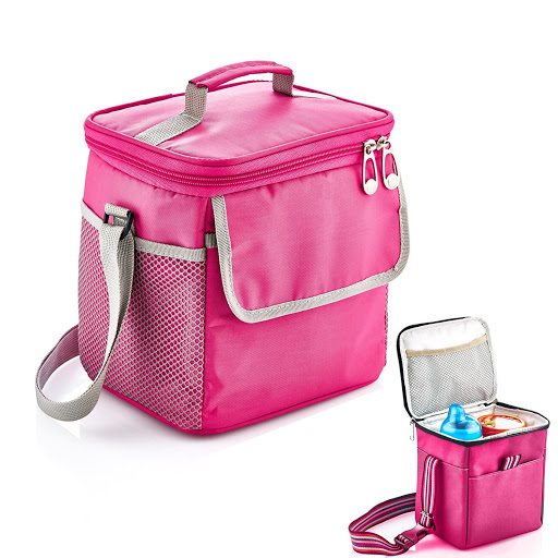 Geantă Termoizolantă BabyJem Pink, Igienică - imagine 2