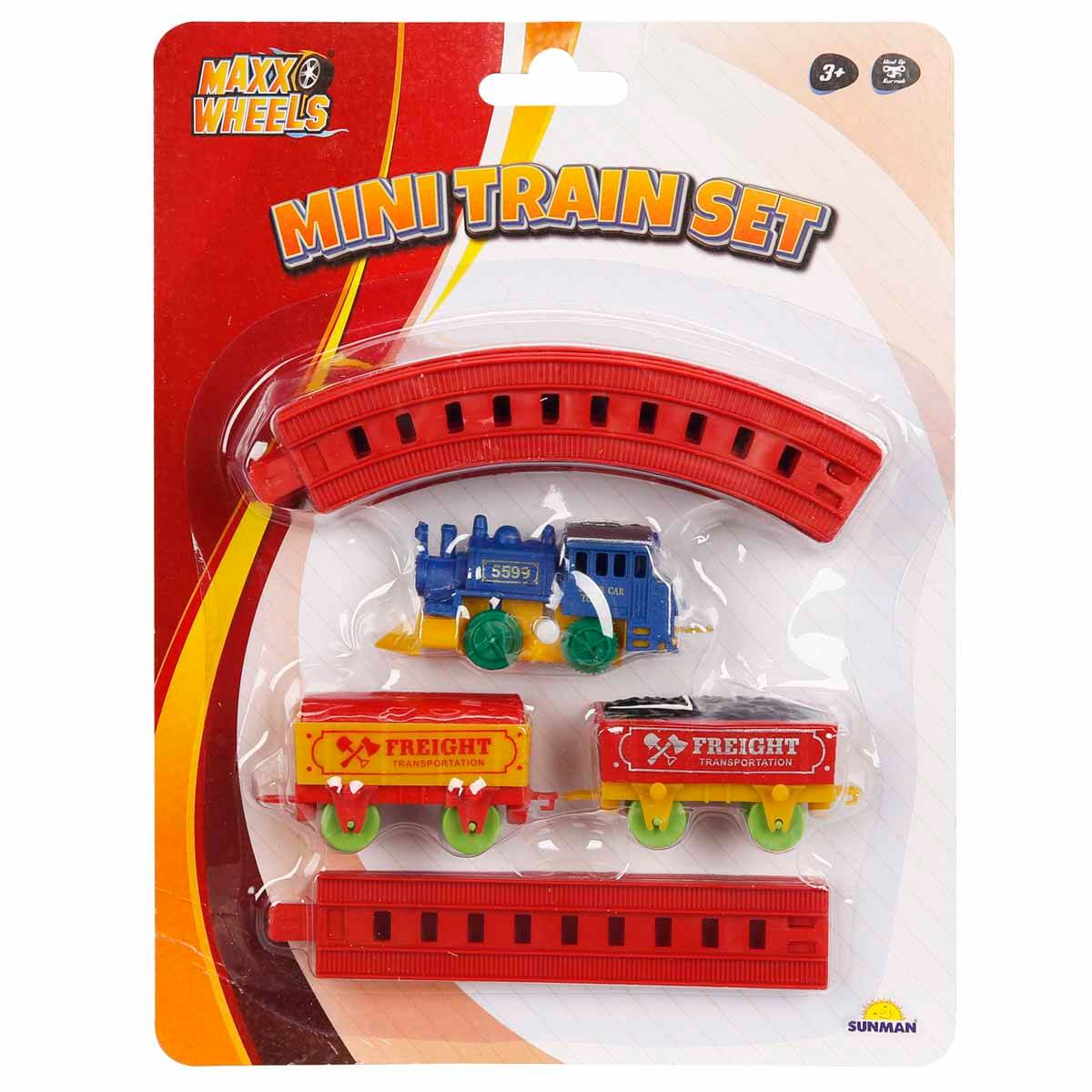 Set Trenulet Maxx Wheels, 11 Piese, Jucărie Educativă