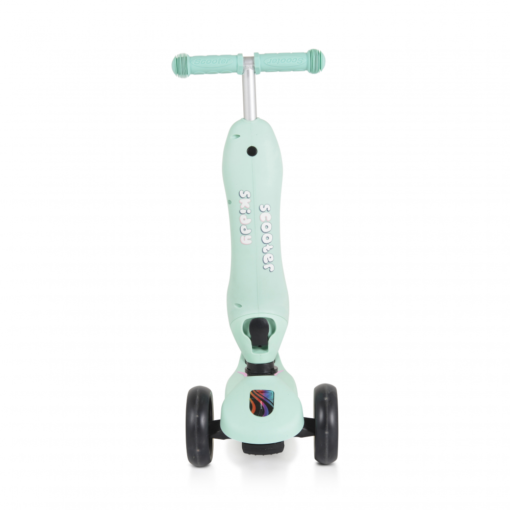 Trotineta 2in1 Skiddy Byox cu scaun și lumini LED - imagine 6