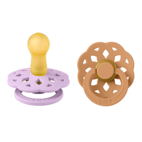 Set 2 Suzete Bibs Bohome, Latex, Tetina Rotunda, 6 Luni+ - imagine 4