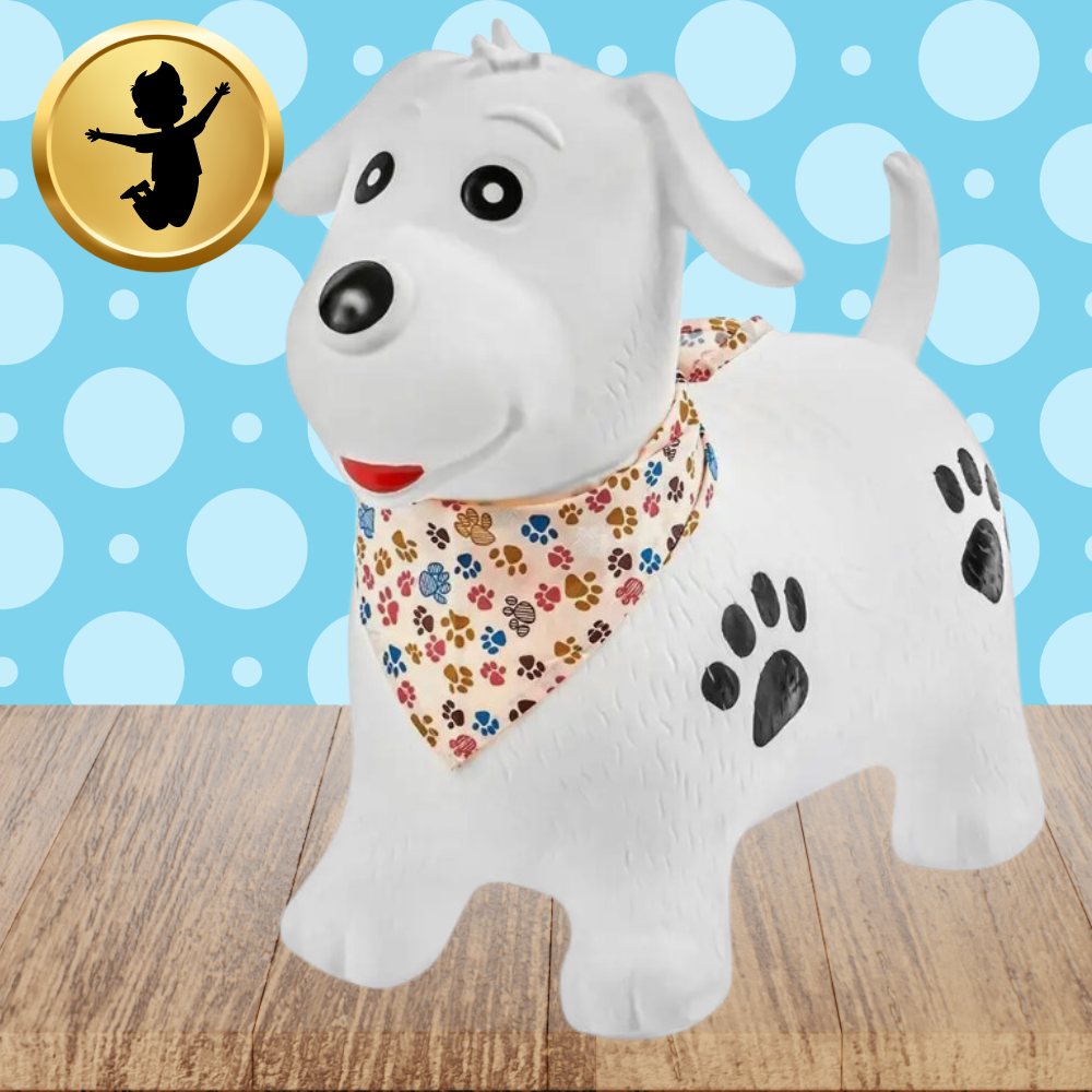 Jumper Gonflabil NiceKids White Dog - Distracție Activă - imagine 2