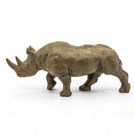 Papo Figurina Rinocer Negru - Realist 17cm - imagine 8