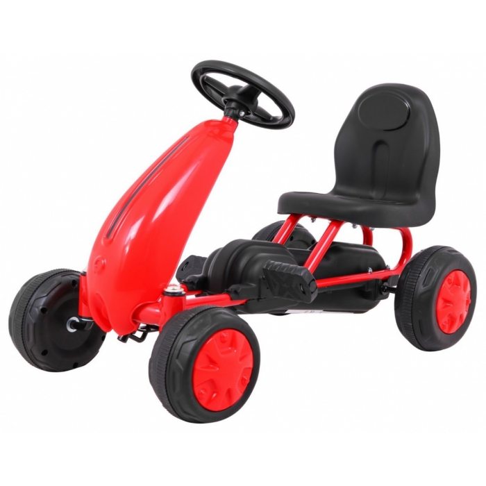 Kart Pedale Gokart Roșu | Aventură Sigură - imagine 8