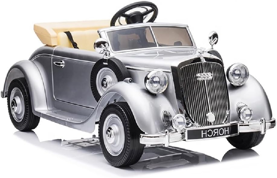 Masina Electrica RC Audi Horch 12V Argintiu - imagine 2