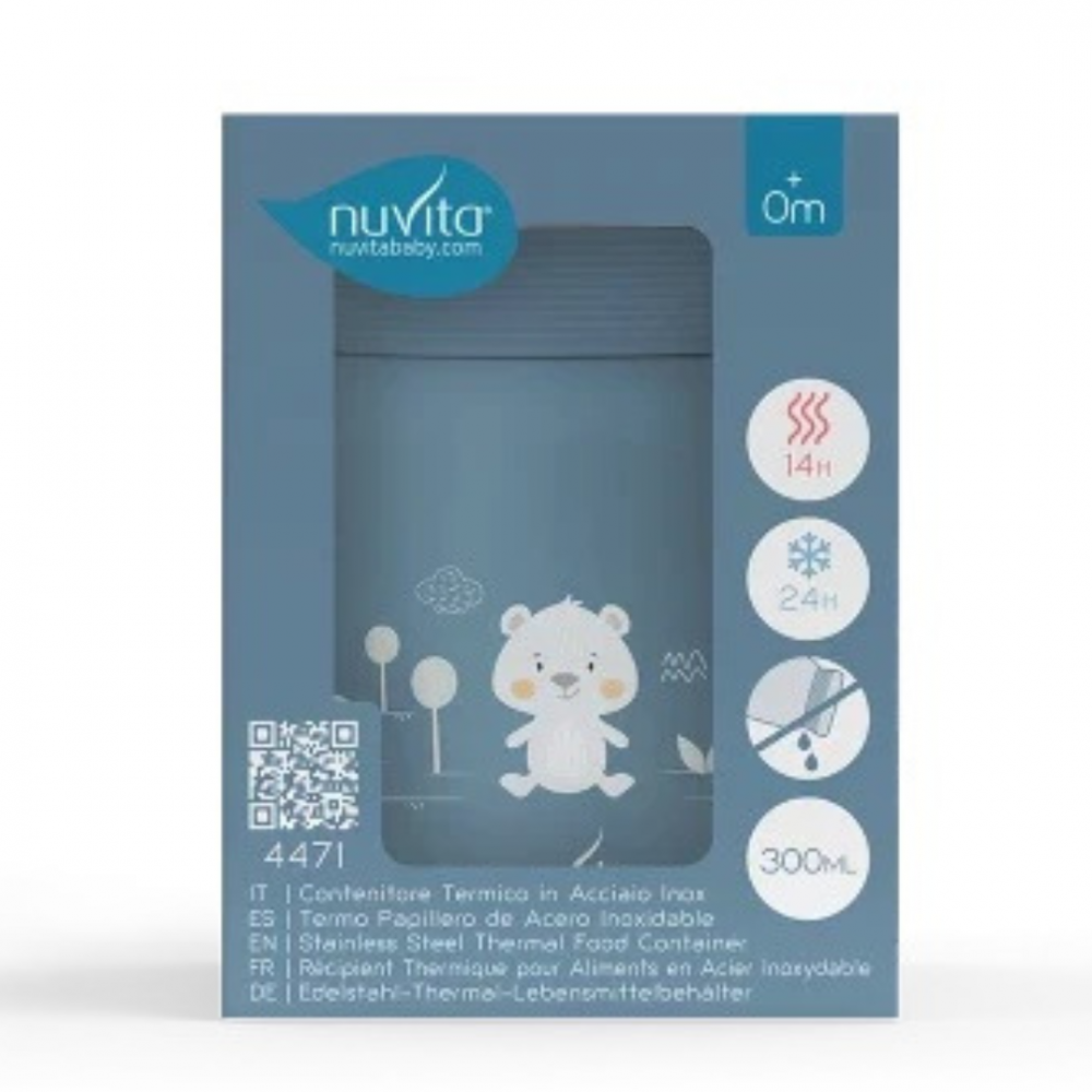 Termos Nuvita 300ml Alimente - Oțel Inoxidabil