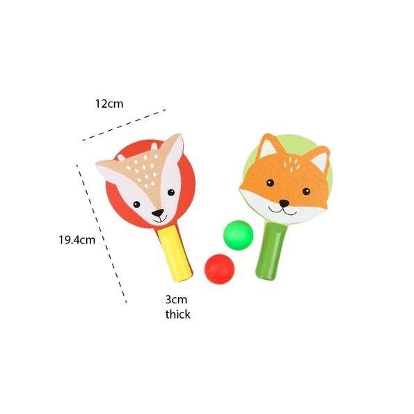 Palete Lemn Vulpe&Caprioara Orange Tree Toys 3+