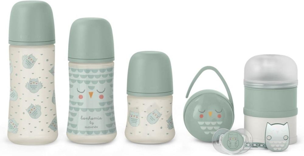 Set Cadou Suavinex Bonhomia 7 Piese Menta - imagine 4