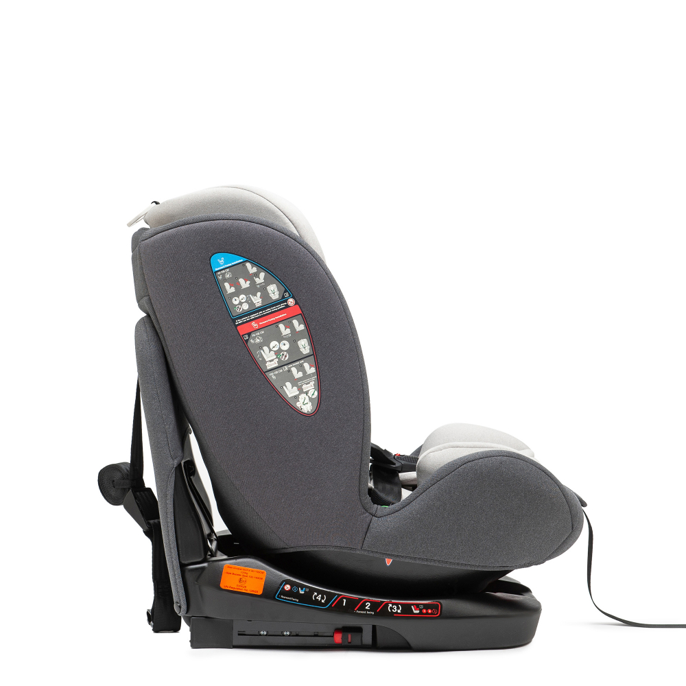 Scaun Juju Total 360 i-Size Gri Rotativ 0-12 ani - imagine 4