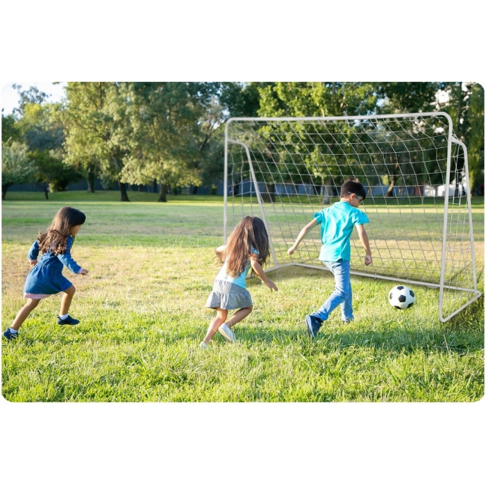 Poartă Fotbal Neo-Sport cu Plasă 245x80x155 cm - imagine 5