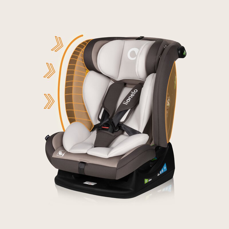 Scaun Auto Lionelo Aart i-Size 0-36kg Bej