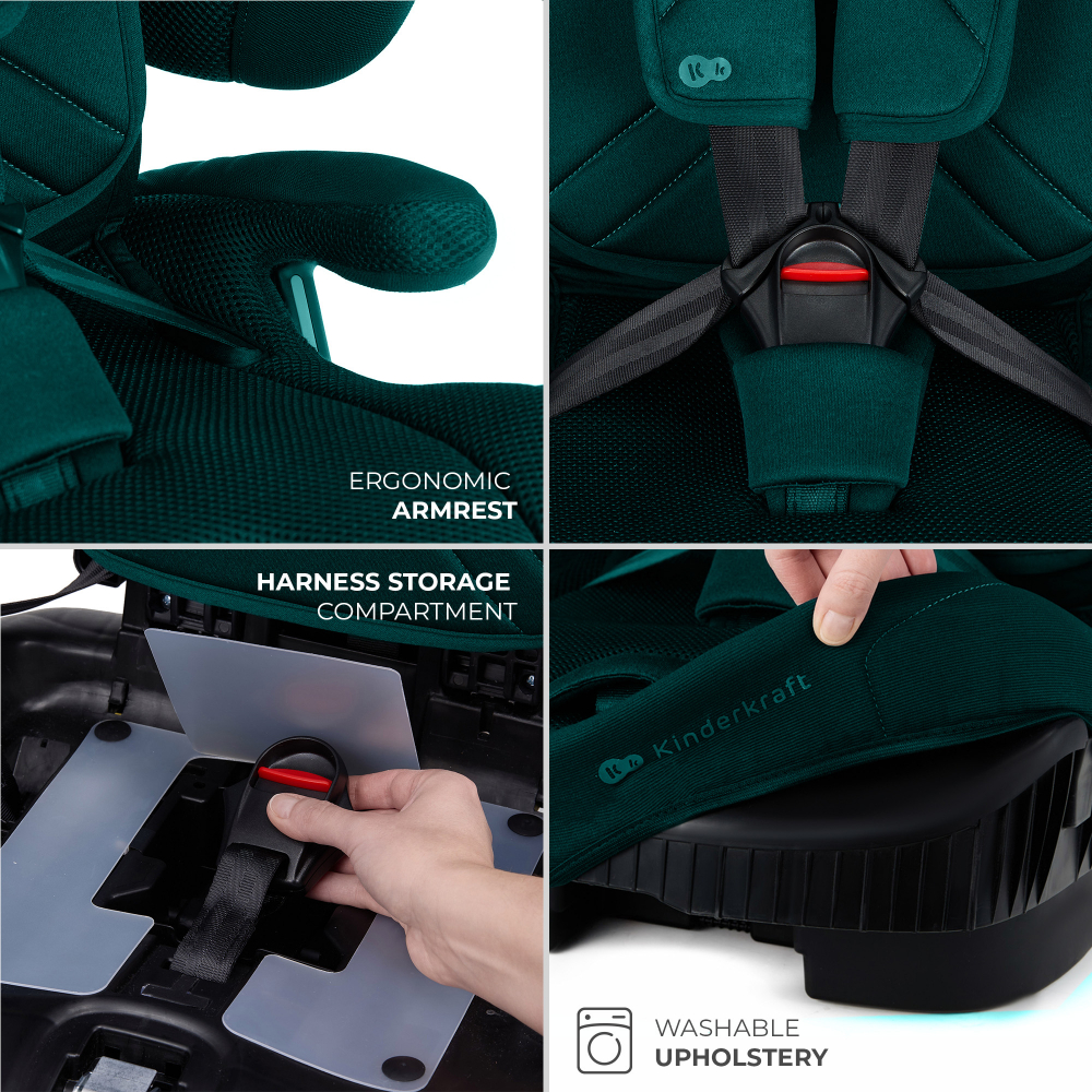 Scaun Auto Kinderkraft Fix2go I-Size Sigur - imagine 2