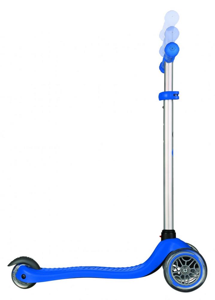 Trotineta Primo Starlight Albastră, cu LED și Ghidon Reglabil - imagine 4