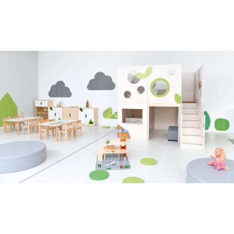 Complex Joacă Flora Moje Bambino - Lemn Interior - imagine 15