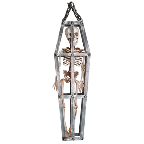 Decor Schelet în Cușcă Widmann 50cm - Carnaval