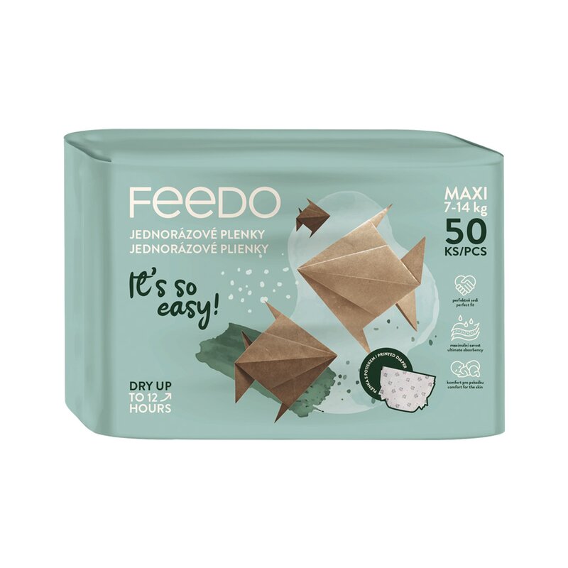 Feedo Maxi 50 scutece 7-14kg