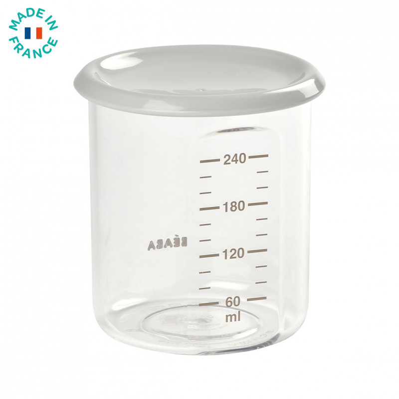 Recipient Ermetic Beaba Tritan 240 ml Gri