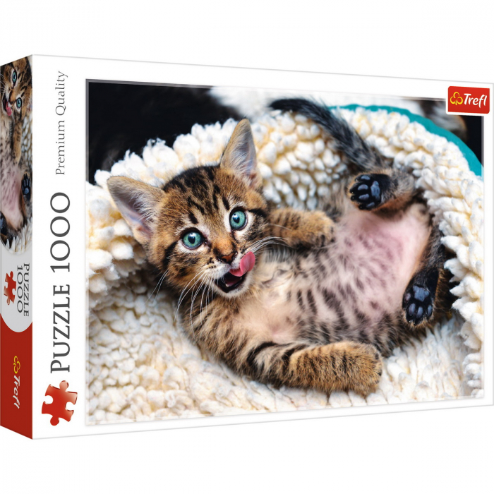 Puzzle Trefl 1000 Pisicuta Vesela