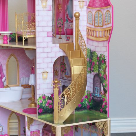 Casti Papusi Rose Garden Kidkraft, 8 Camere - imagine 5
