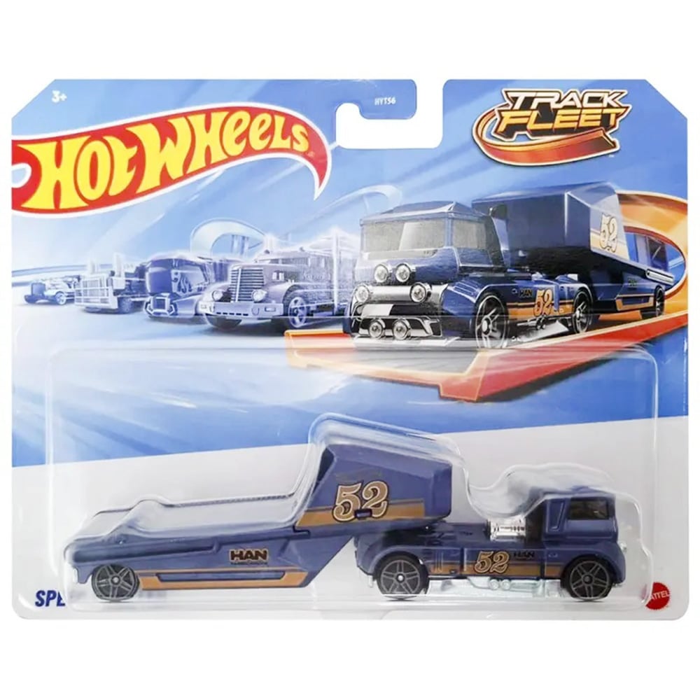 Hot Wheels Camion cu Remorcă Track Fleet JCM63
