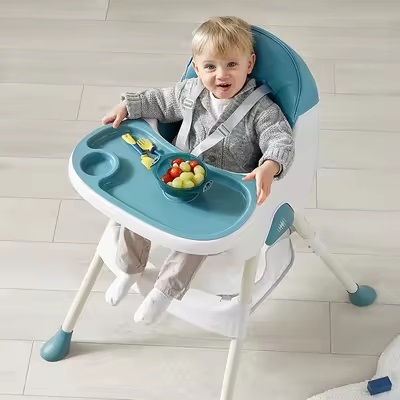 Scaun de Masa Little Mom cu Centura 5 Puncte - imagine 2