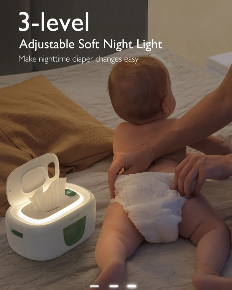Incalzitor servetele umede Momcozy cu lumina - imagine 2
