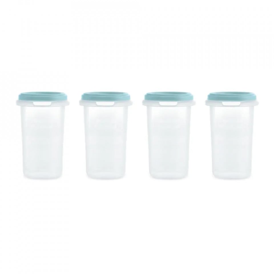 Set 4 Recipiente Miniland Terra Ocean 330ml