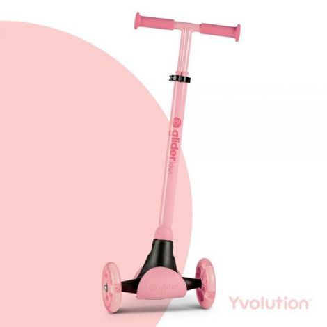 Yvolution Y Glider Pink - Trotineta 3 Roti LED - imagine 3