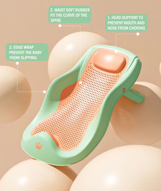 Suport Anatomic Little Mom Royal Grey pentru Baie Sigură