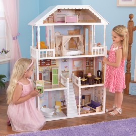 Casuta pentru Papusi Savannah Kidkraft, 4 Nivele - imagine 2