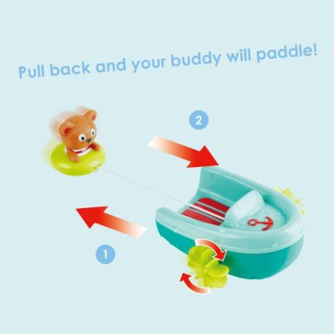 Hape Barcuta de Baie cu Ursulet - Distractiv Educativ - imagine 4