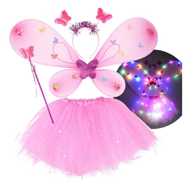 Costum Zana Fluture Jokomisiada cu LED