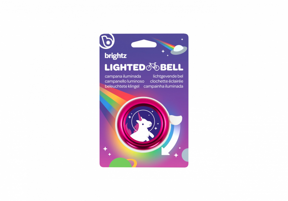 Clopotel LED Brightz roz - vizibilitate maximă - imagine 7