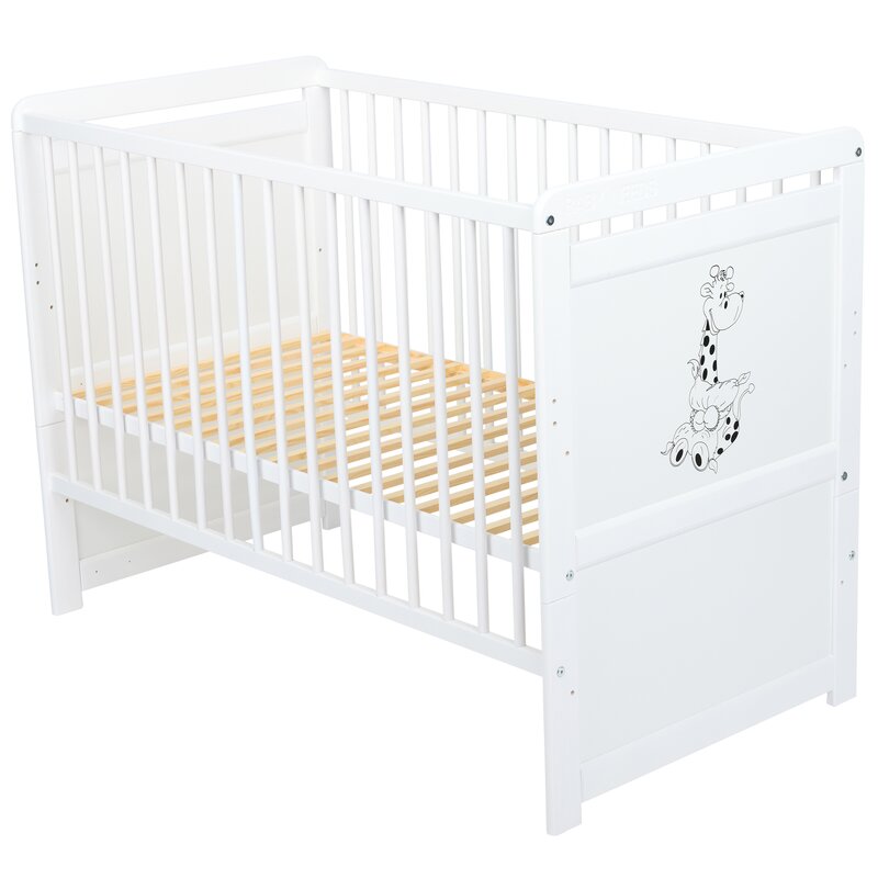 Pătuț multifuncțional Babyneeds Nadia II Alb 120x60 cm - imagine 4