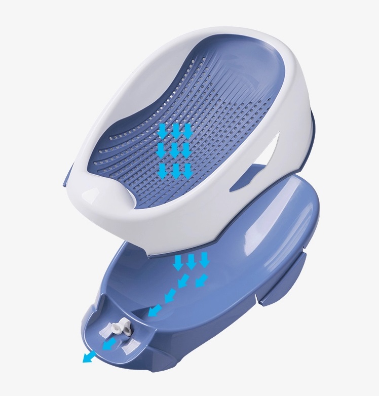 Suport Baie 2in1 Little Mom Soft Blue