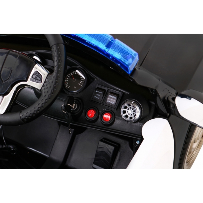 Masinuta Electrica Ramiz Super-Police 70W, Telecomanda - imagine 8