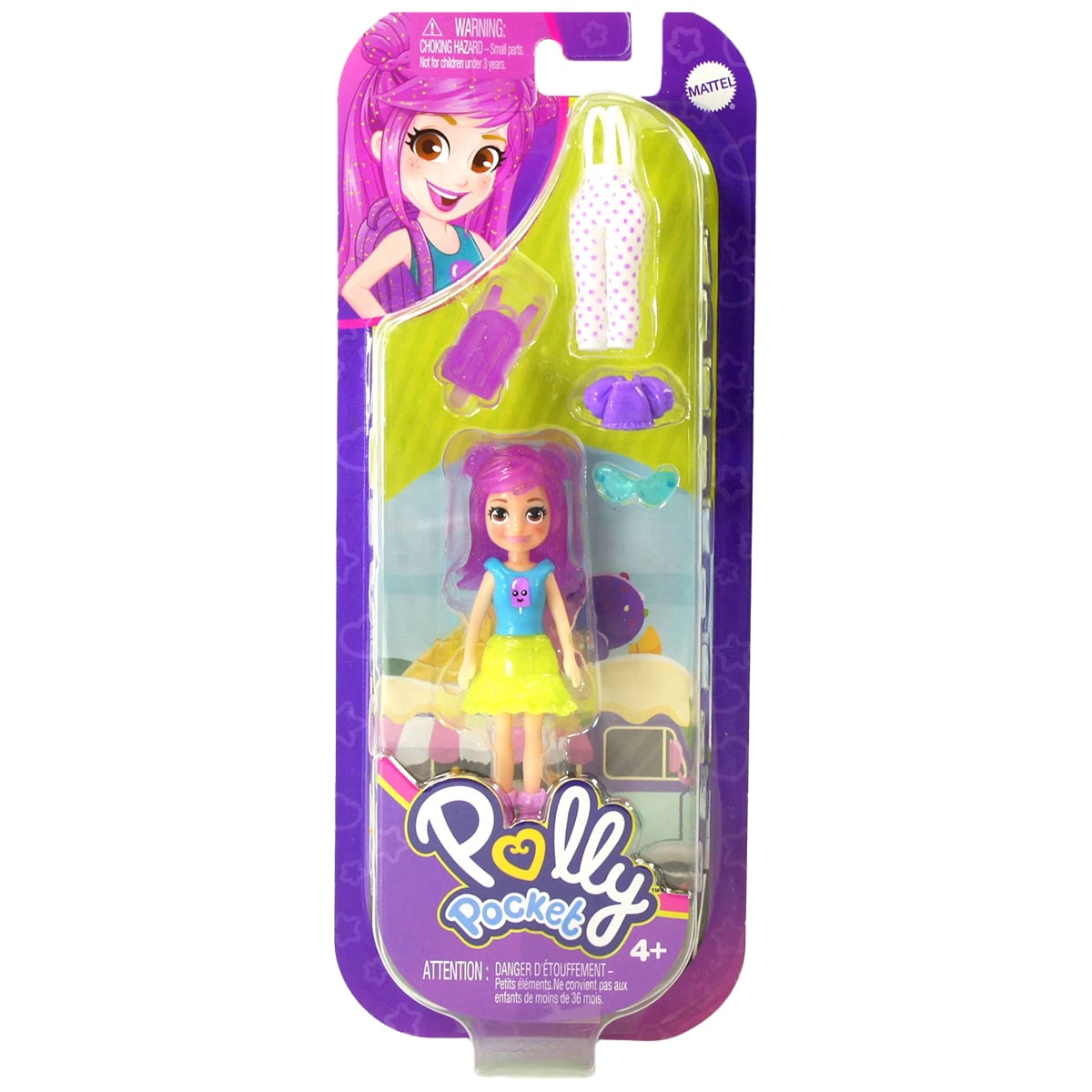 Papusa Polly Pocket cu Haine de Schimb - Set Moda
