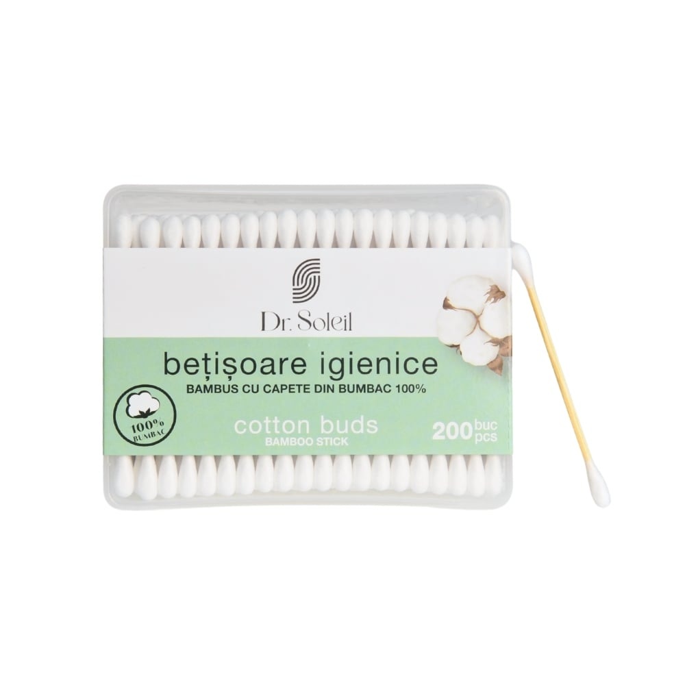Bețișoare igienice bambus 200b Dr. Soleil - imagine 2