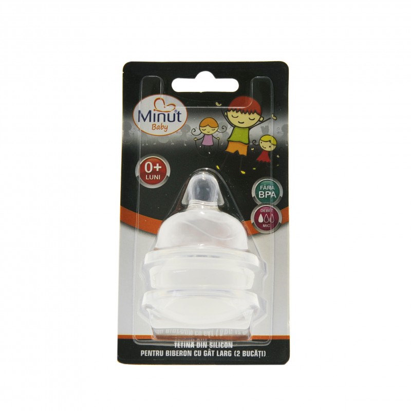 Set 2 Tetine Silicon Super Fin 0+ Minut Baby - imagine 3