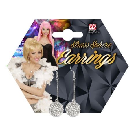 Cercei Glob Eleganti Widmann | Accesorii Carnaval - imagine 3