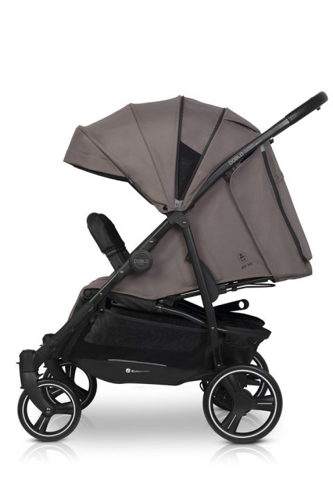 Carucior Gemeni Euro Cart Doblo Taupe - Reglabil Individual