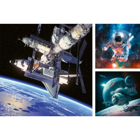 Puzzle Spațial Ravensburger 3x49 piese - imagine 6